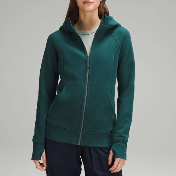 lululemon athletica Tops - NWT Lululemon Scuba Full-Zip Hoodie, Sz 6, Storm Teal